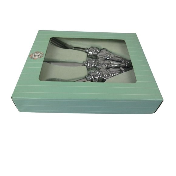 Arthur Court Designs Baby Three Little Bears 3 Piece Baby Silverware Set New - Picture 5 of 7